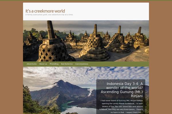 Adventure Journal theme site design template sample