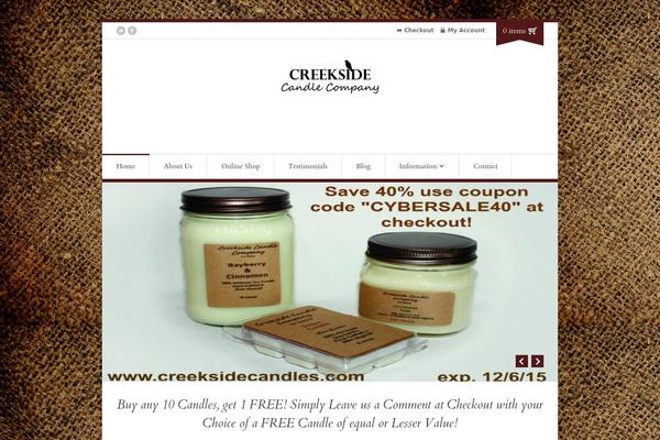 Organic Shop theme site design template sample