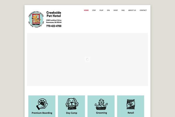 Whisper theme site design template sample