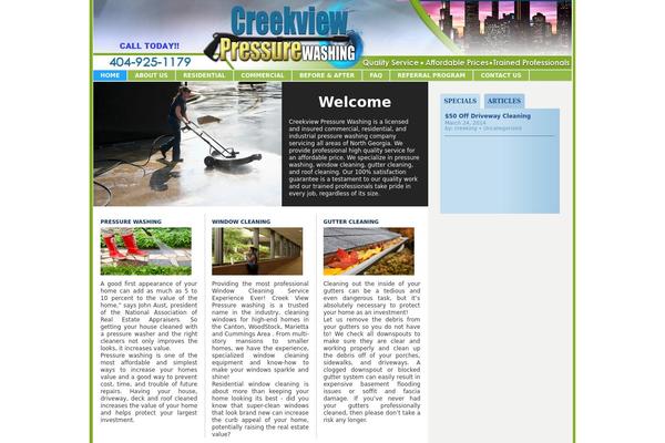 creekviewpressurewashing.com site used Irealestate