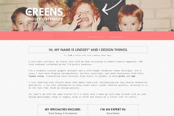 creens.com site used Creens