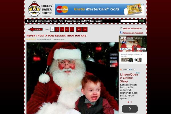 creepysantaphotos.com site used Donut