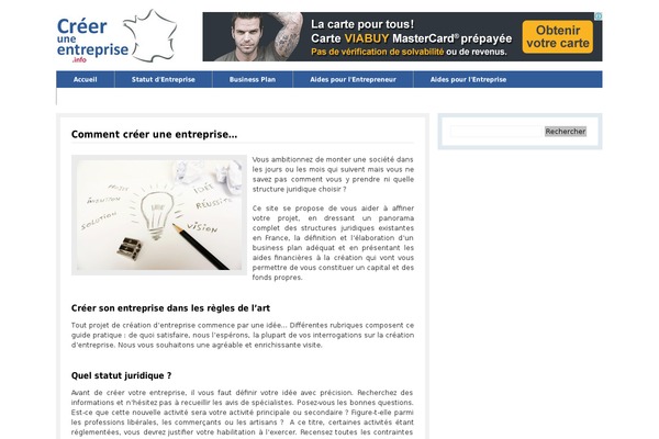 creer-une-entreprise.info site used Vanity