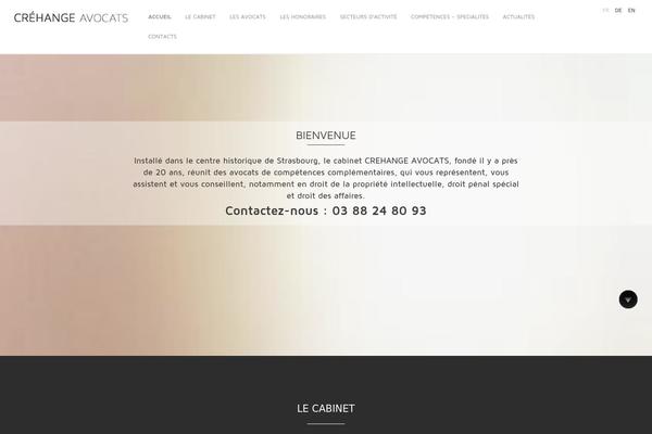 Visia theme site design template sample