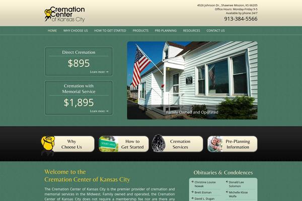 cremationcenterkc.com site used Cremationcenter