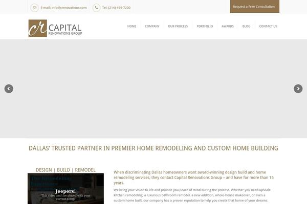 Fable theme site design template sample