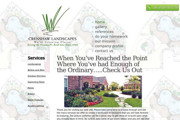 crenshawlandscapes.com site used Theme1068