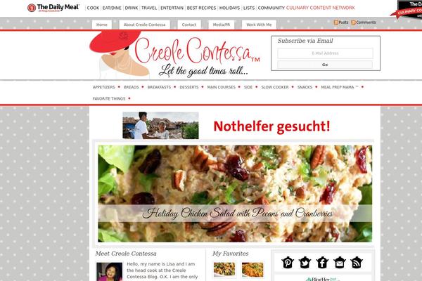 Foodie Pro theme site design template sample