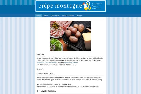 crepemontagne.com site used Caverta