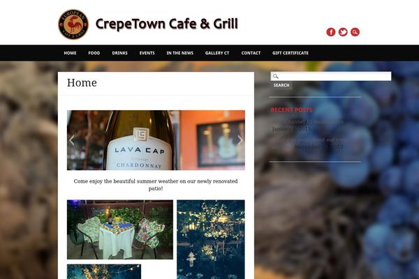 Restaurateur theme site design template sample