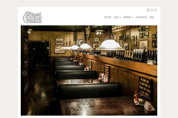 crescentcitygrill.net site used Chameleon