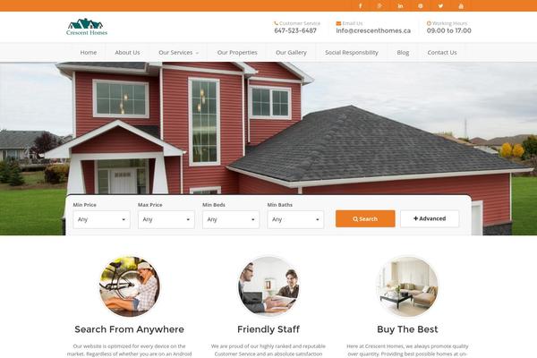 crescenthomes.ca site used Real-estate