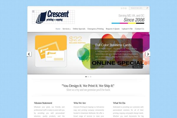 Chameleon theme site design template sample