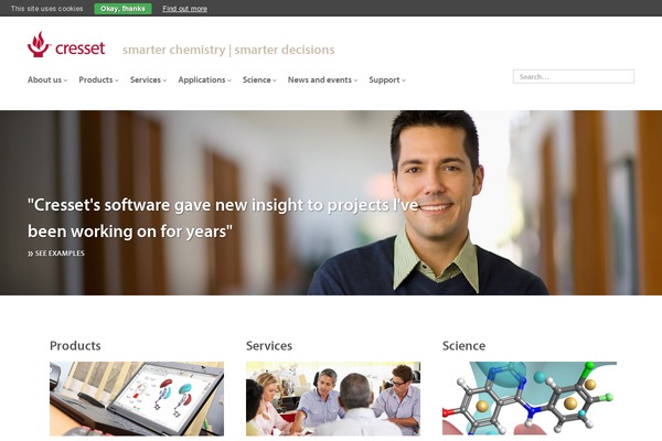 cresset theme websites examples