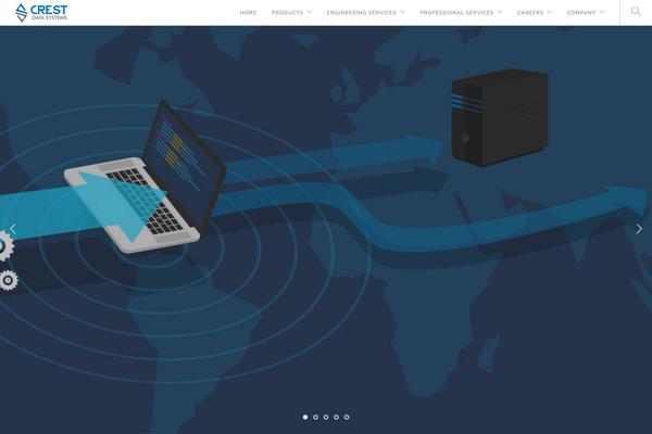 Crest theme site design template sample