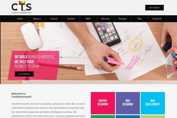 Willow theme site design template sample