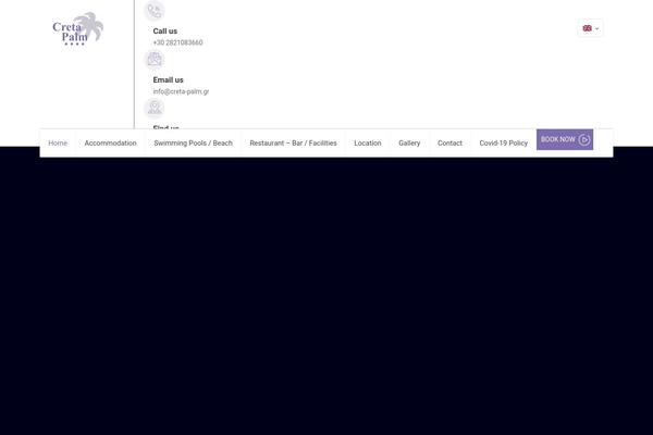 creta-palm.gr site used Gxgtheme