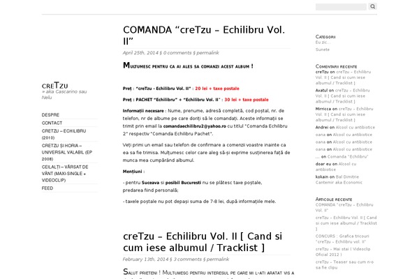 Oulipo theme site design template sample