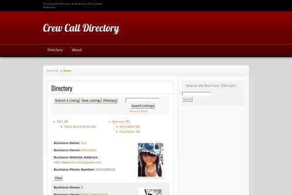 Nuntius theme site design template sample