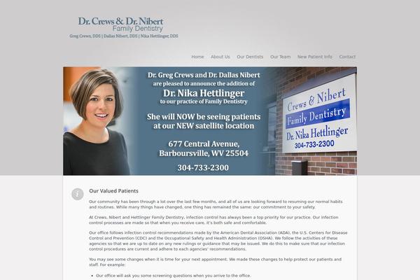 Salutation theme site design template sample