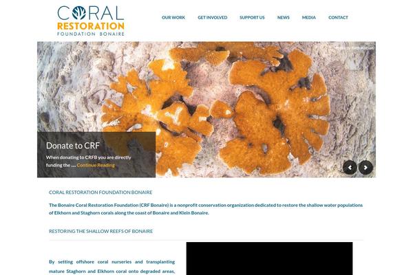 crfbonaire.org site used Outreach Pro