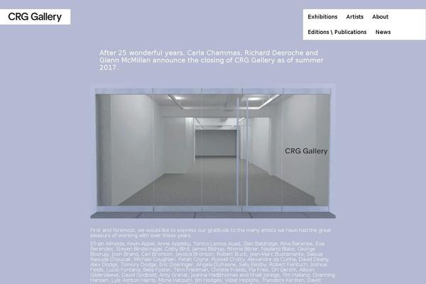 crggallery.com site used Crg-website