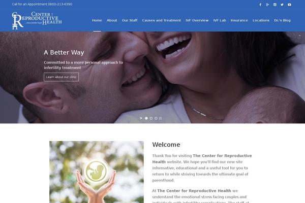Medical-clinic theme site design template sample