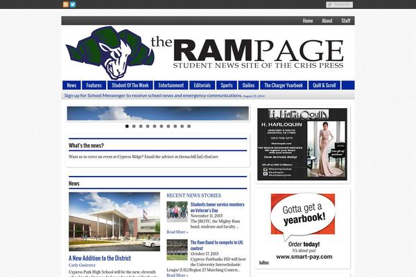 Sno Flex theme site design template sample