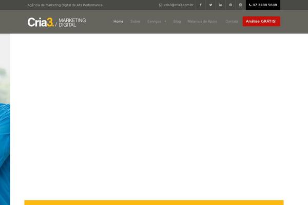 Digitalagency theme site design template sample
