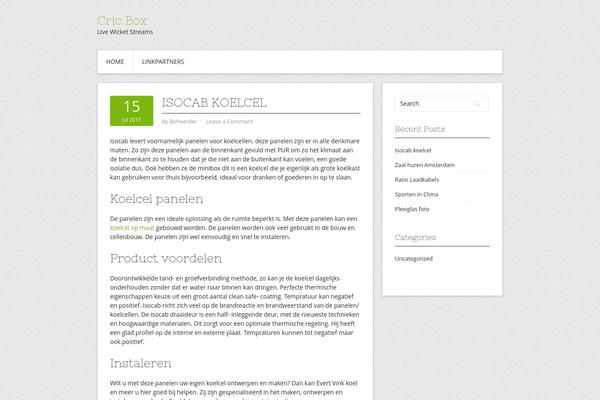 Contango theme site design template sample