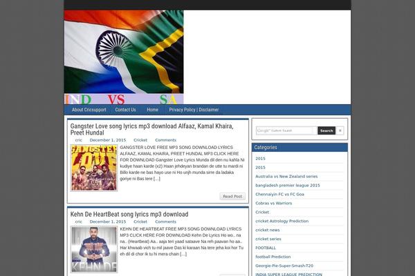 Site using Ele-blog plugin