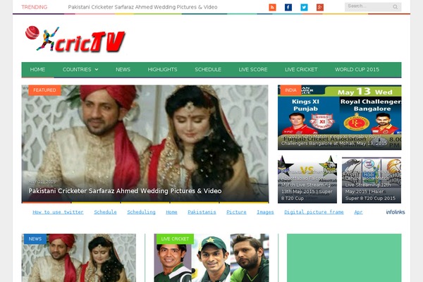 crictv.pk site used NewsZone