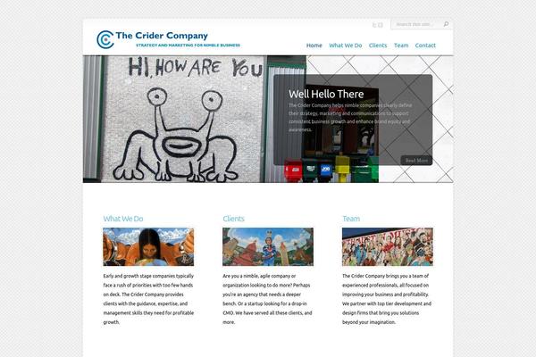 Chameleon theme site design template sample