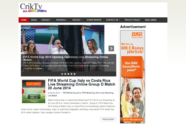 criktv.com site used Suvsport