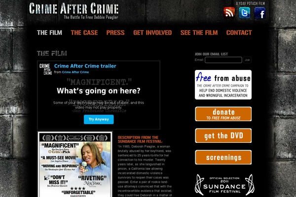 Site using All-In-One Cufon plugin