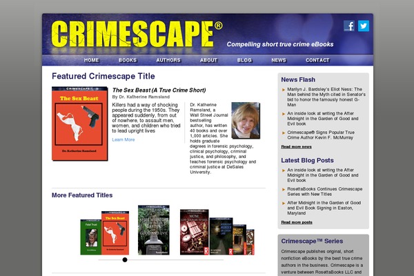 crimescapebooks.com site used Crimescape
