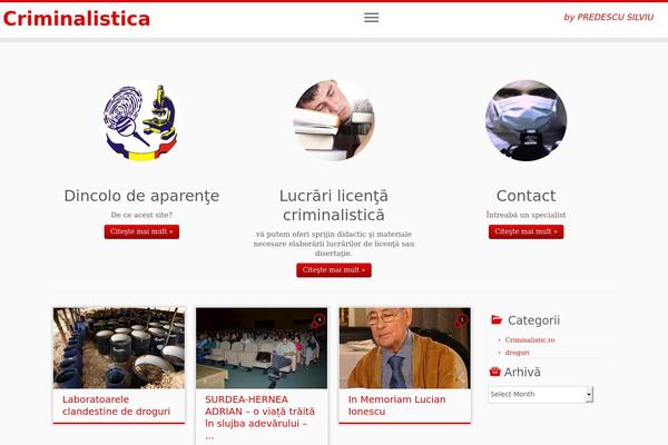 criminalistic.ro site used Angelicdesign