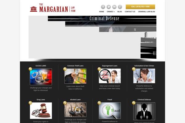 Pax theme site design template sample