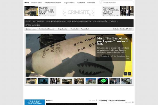 City Desk theme site design template sample