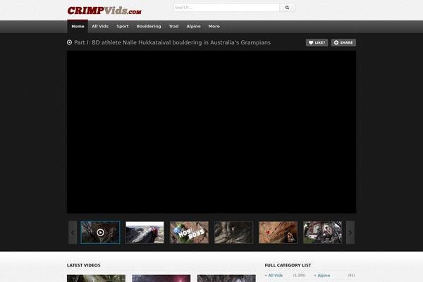 deTube theme site design template sample