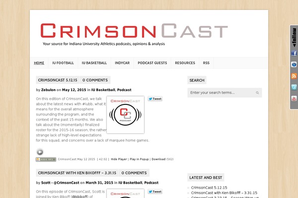 crimsoncast.com site used Wordblab