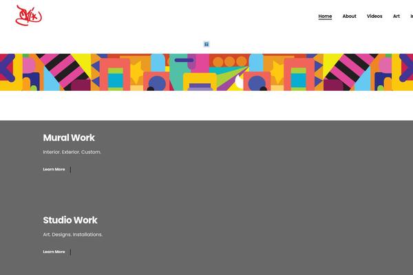 Lekker theme site design template sample