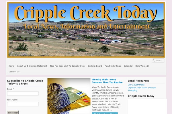 cripplecreektoday.com site used Voyage