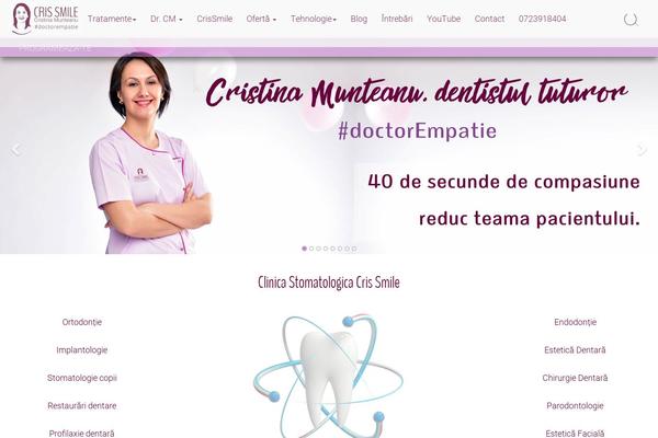 cris-smile.ro site used Flat-ui