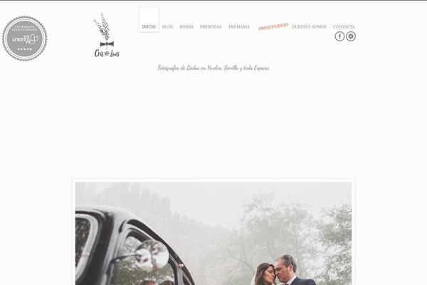 crisandluis.com site used Crisandluis-theme2