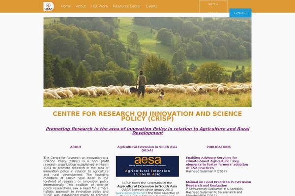 Tesseract theme site design template sample