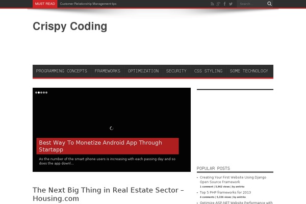 crispycoding.com site used Jarida.responsive.news.magazine.blog.v1.5.0