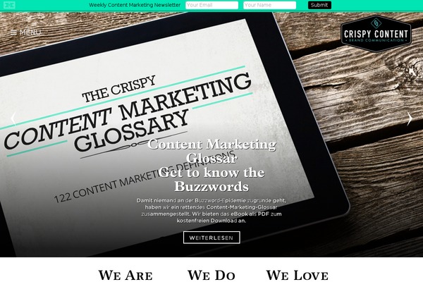 crispy theme websites examples