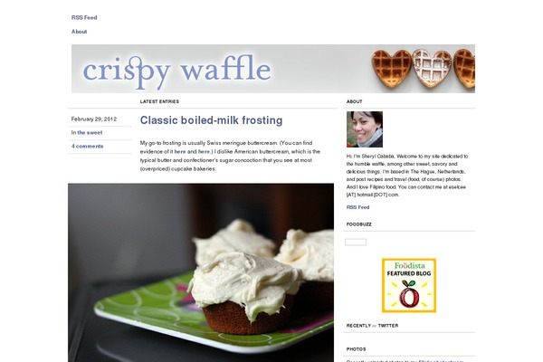 crispywaffle.com site used Modern Clix