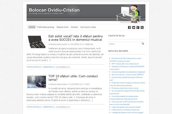 Site using Sharebar plugin